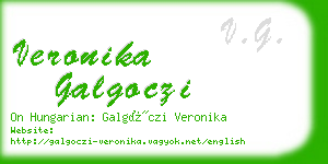 veronika galgoczi business card